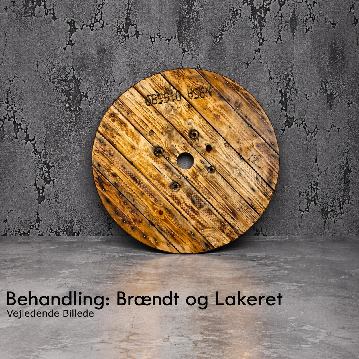 Kabeltromlen Barbord Kabeltromle Ø90 lakeret