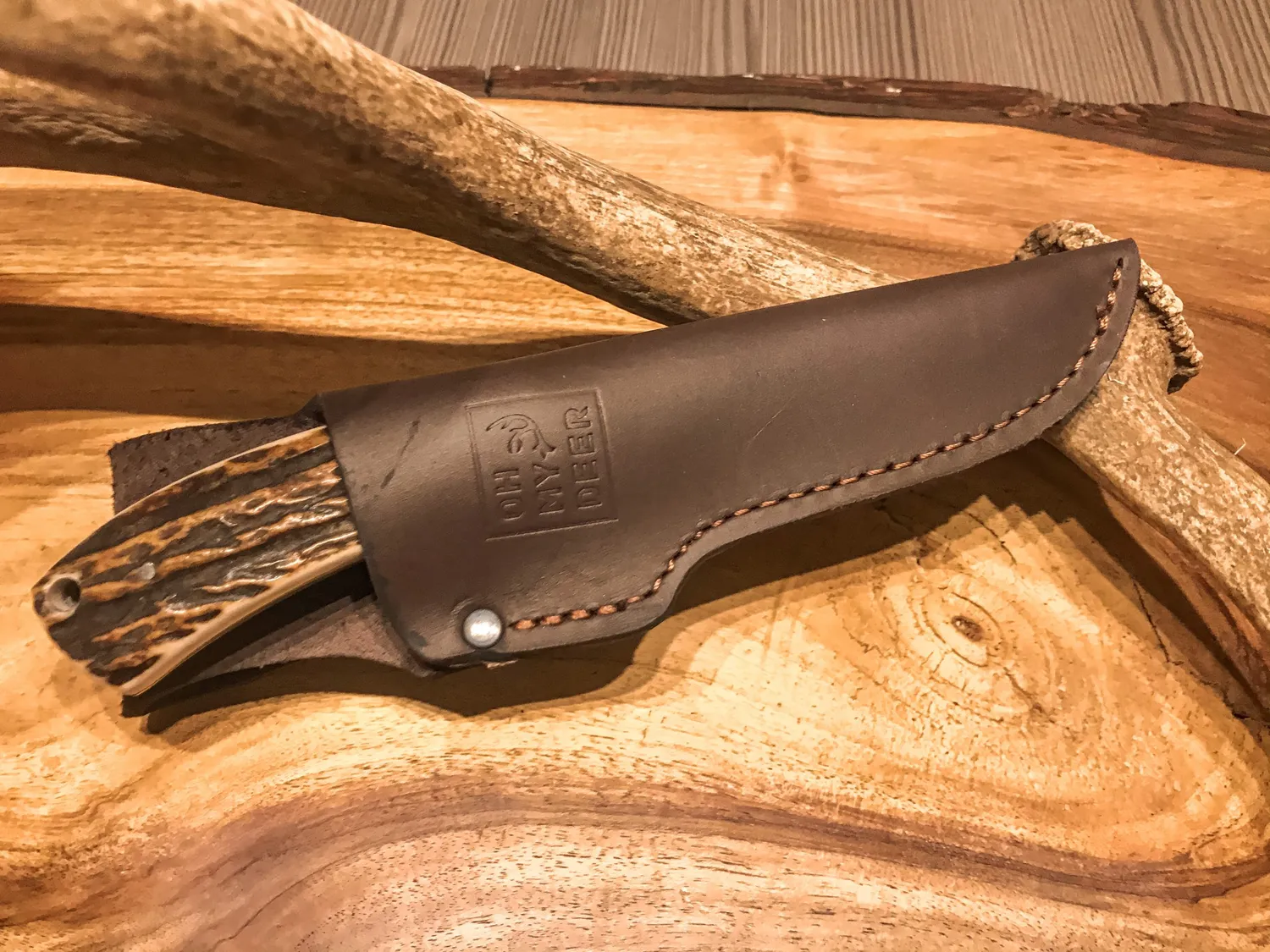 Oh My Deer Trachtenmesser kniv damaststål