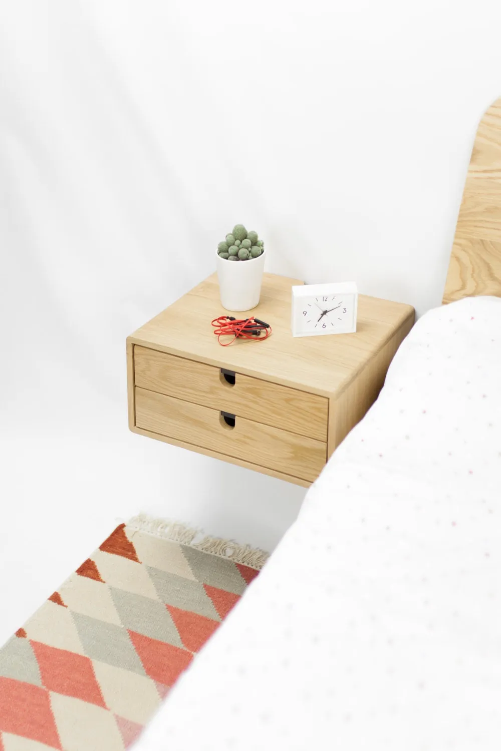 Habitables Floating natbord 2 skuffer eg 46,5 cm væghængt