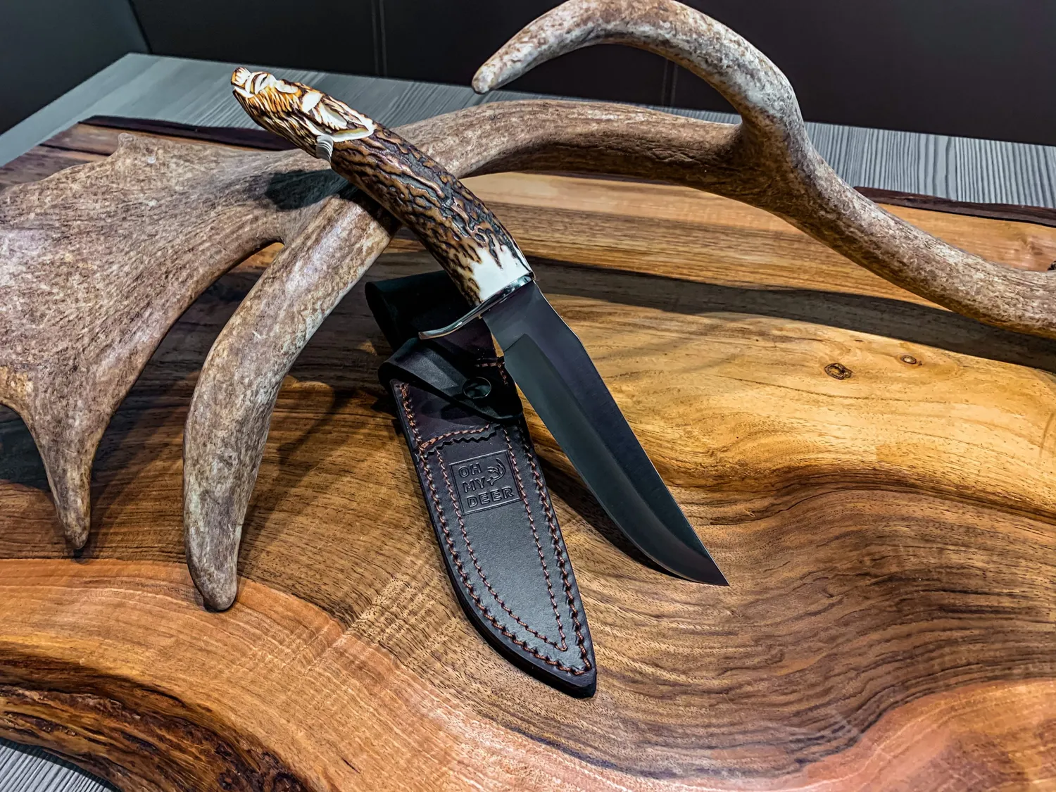 Oh My Deer Jagdmesser MV-Stahl jagtkniv mv-stål