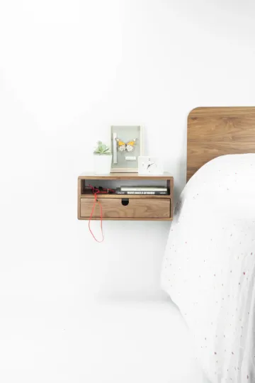 Habitables natbord væghængt eg 46,5cm skuffe