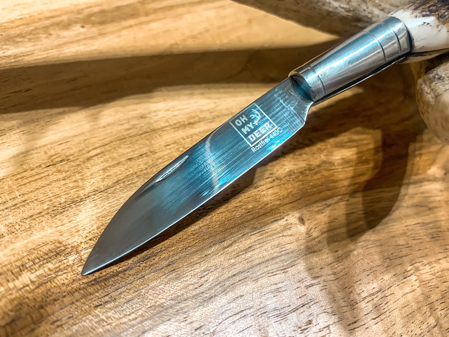 Oh My Deer Hirschhorn Feitel foldekniv hjortehorn