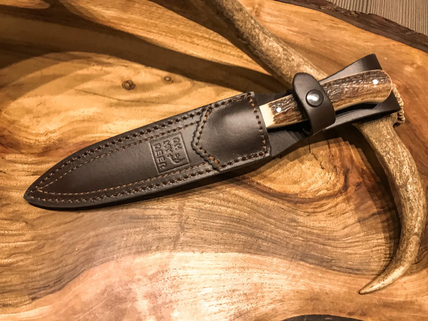 Oh My Deer Damaststahl kniv damaskusstål