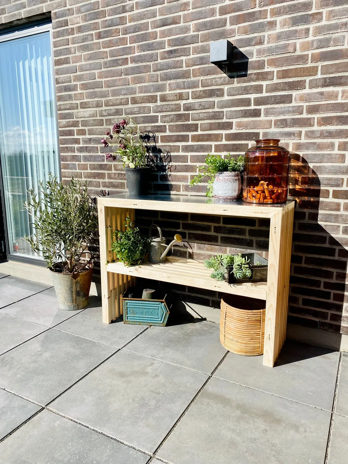 Kabeltromlen Traller Plantebord Nye Traller 120 cm Fyrretræ