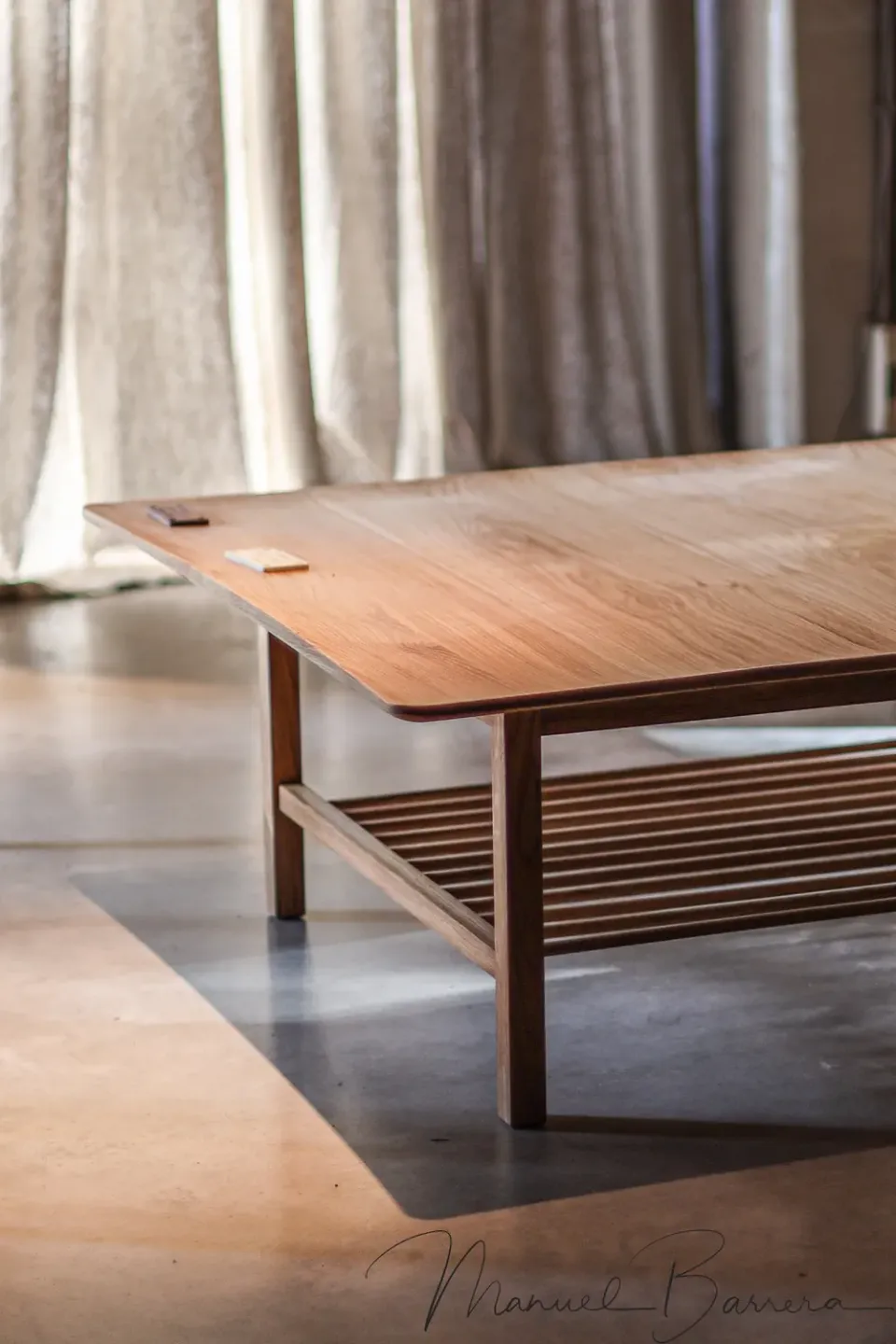 Habitables Carved 06 sofabord eg 100x60 udskæring