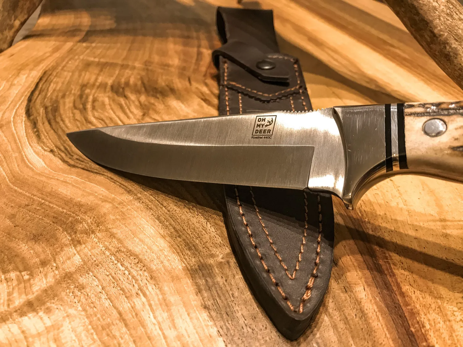 Oh My Deer Bongo kniv jagtkniv fast klinge