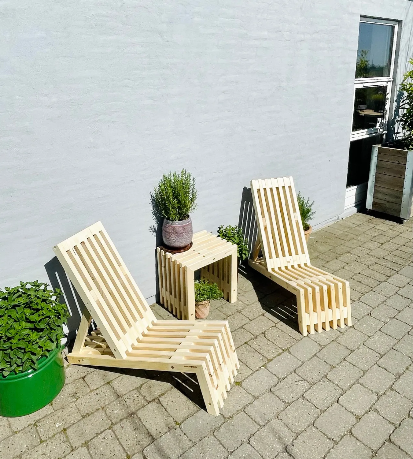 Kabeltromlen Solstol nye traller ubehandlet