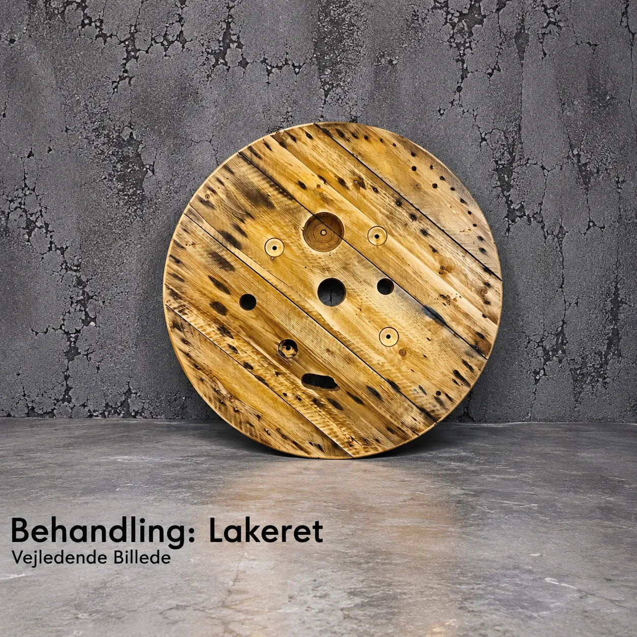 Kabeltromlen Barbord Kabeltromle Ø90 lakeret
