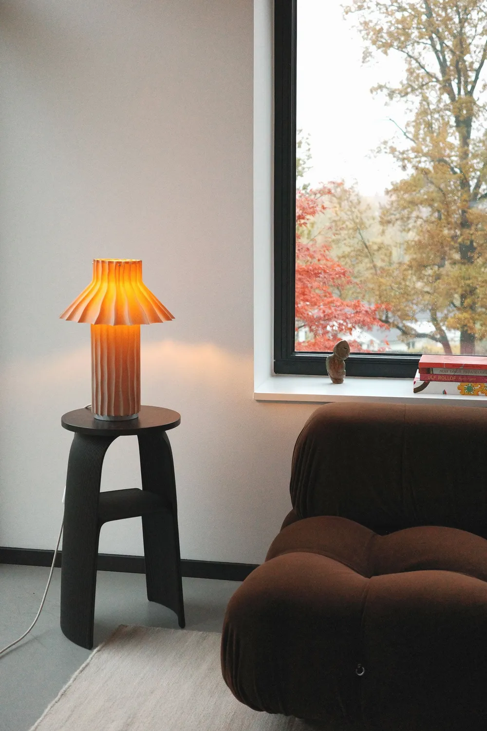 HYFER OBJECTS Kakta Large bordlampe vanilla stor