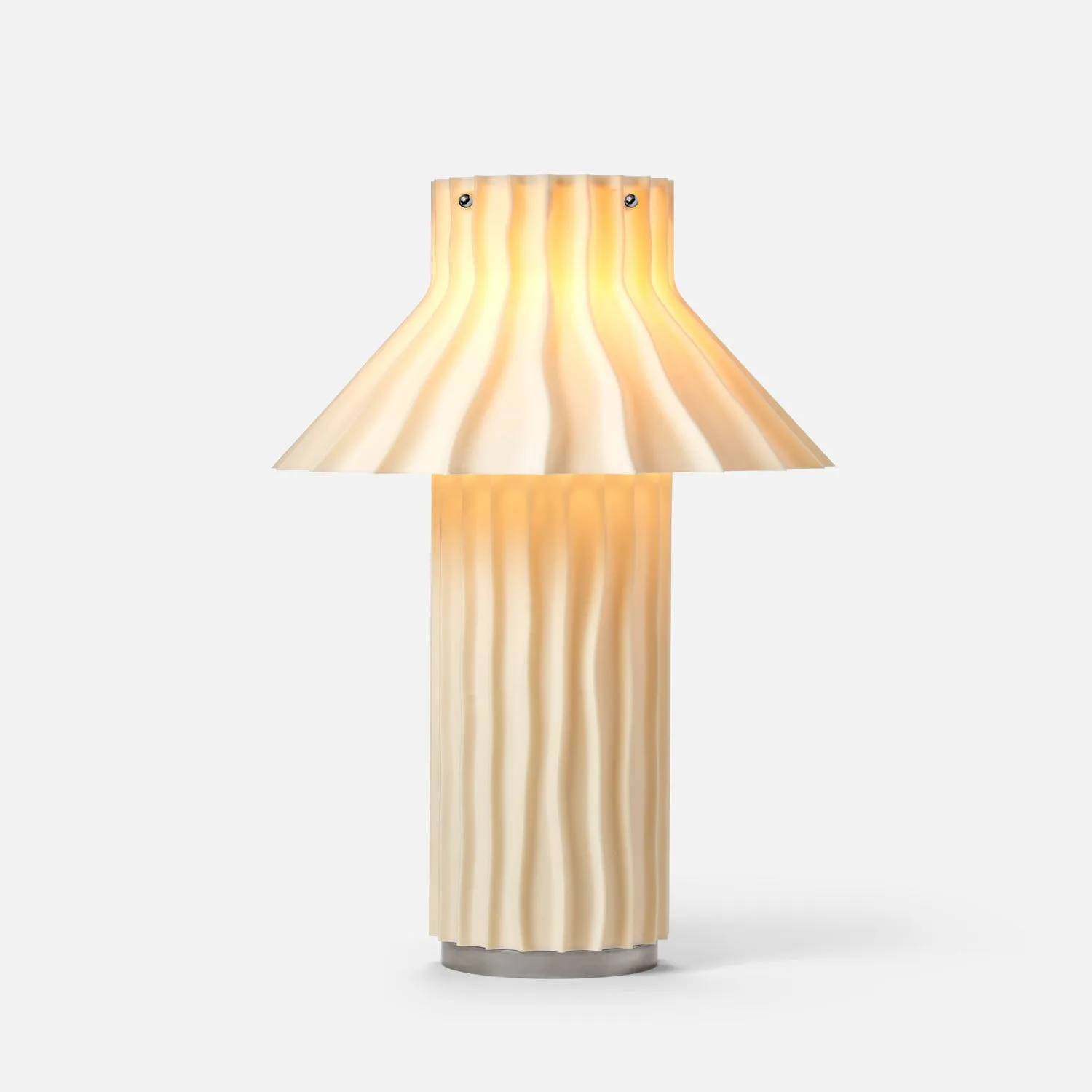 HYFER OBJECTS Kakta Large bordlampe vanilla stor