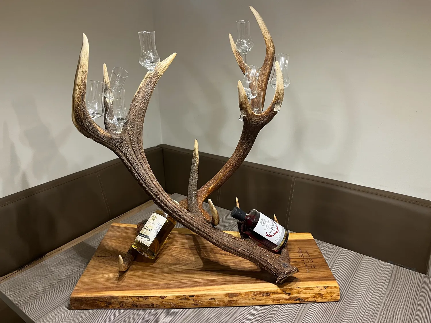 Oh My Deer Schnaps rustikal shotsholder træ