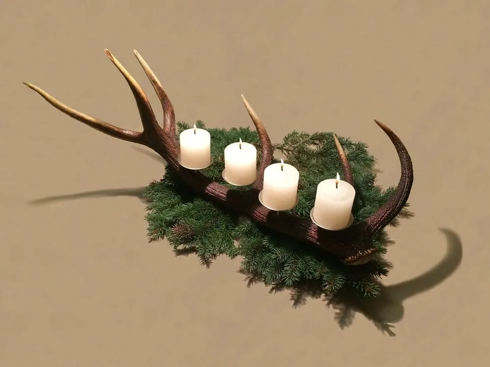 Oh My Deer adventskrans hjortegevir træ