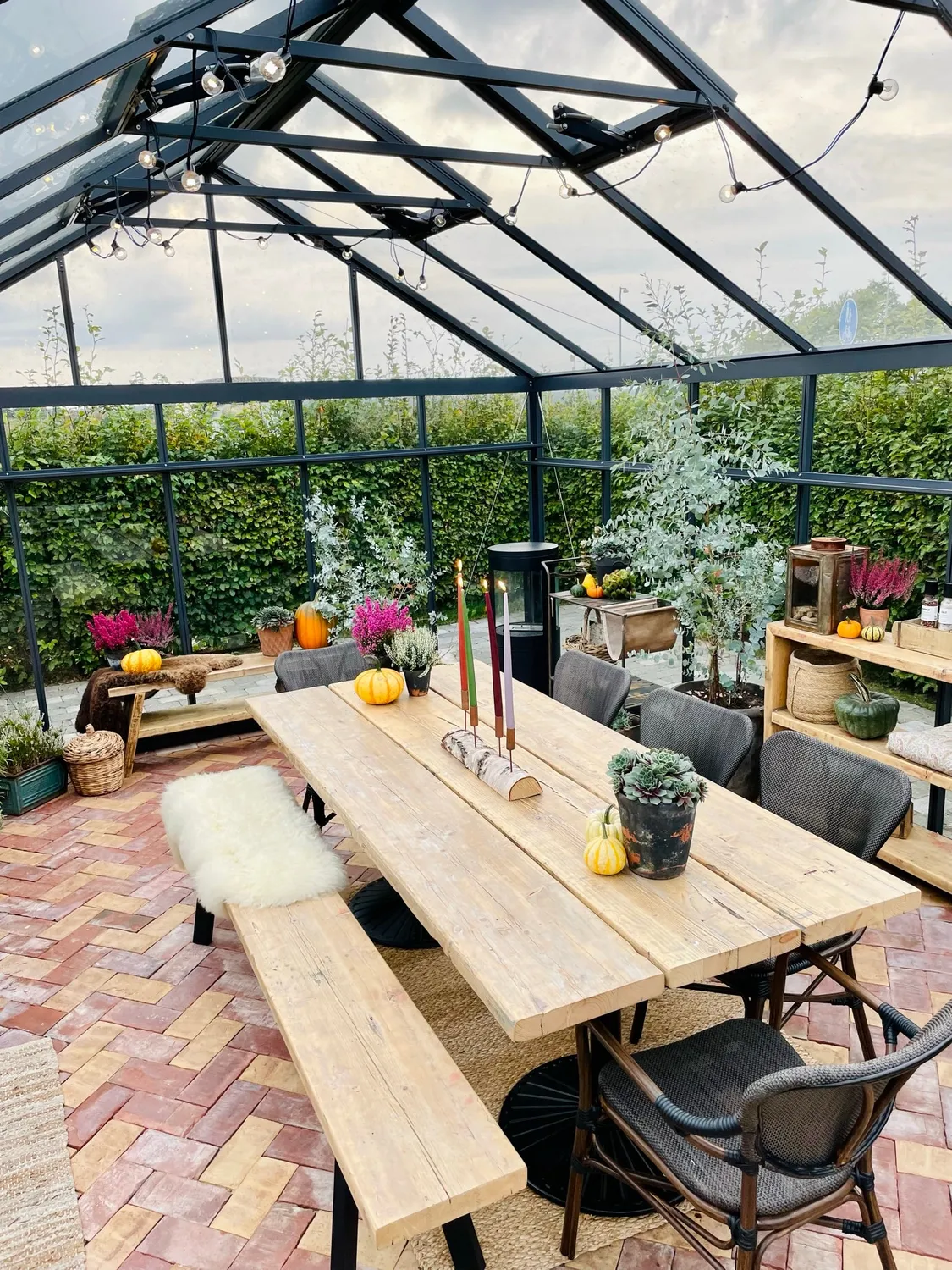 Kabeltromlen havebord 180 cm genbrugsplanker Fenris