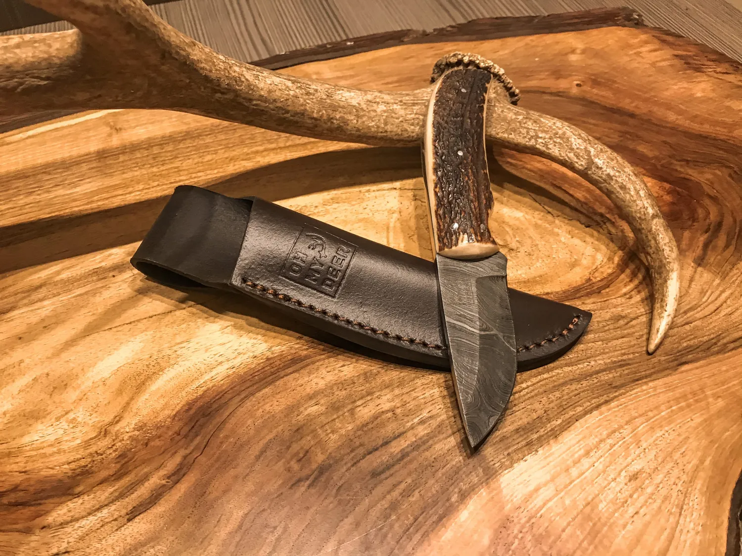 Oh My Deer Trachtenmesser damaskuskniv damaststål