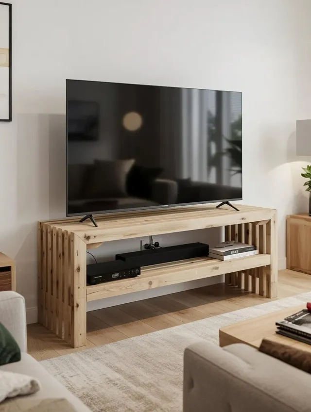 Kabeltromlen tv bord brugte traller 137 cm