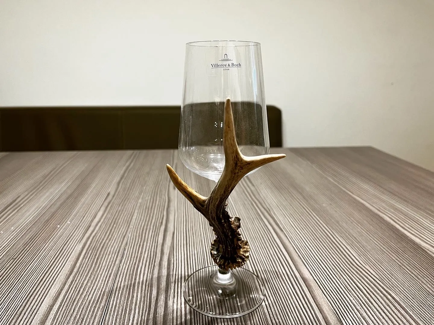 Oh My Deer Rehgeweih Weinglas vinglas rågevir natur