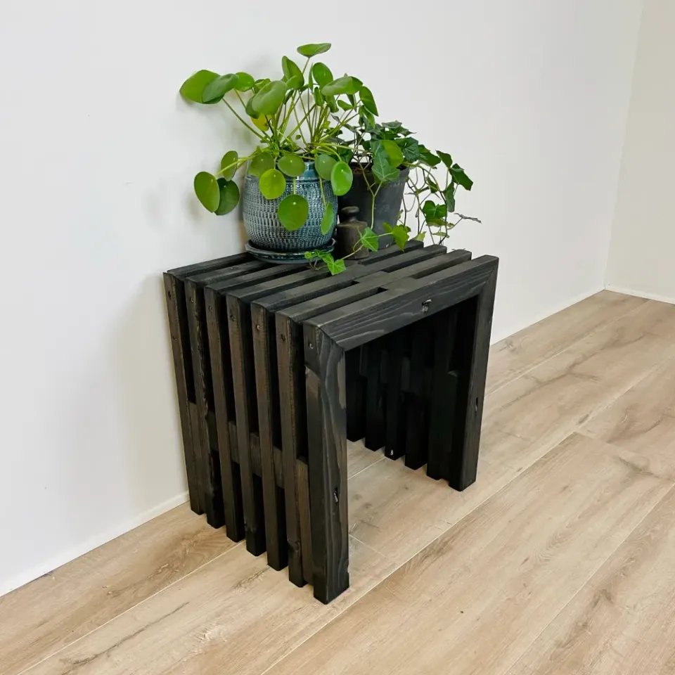 Kabeltromlen Traller Skammel sortbejdset 40 cm