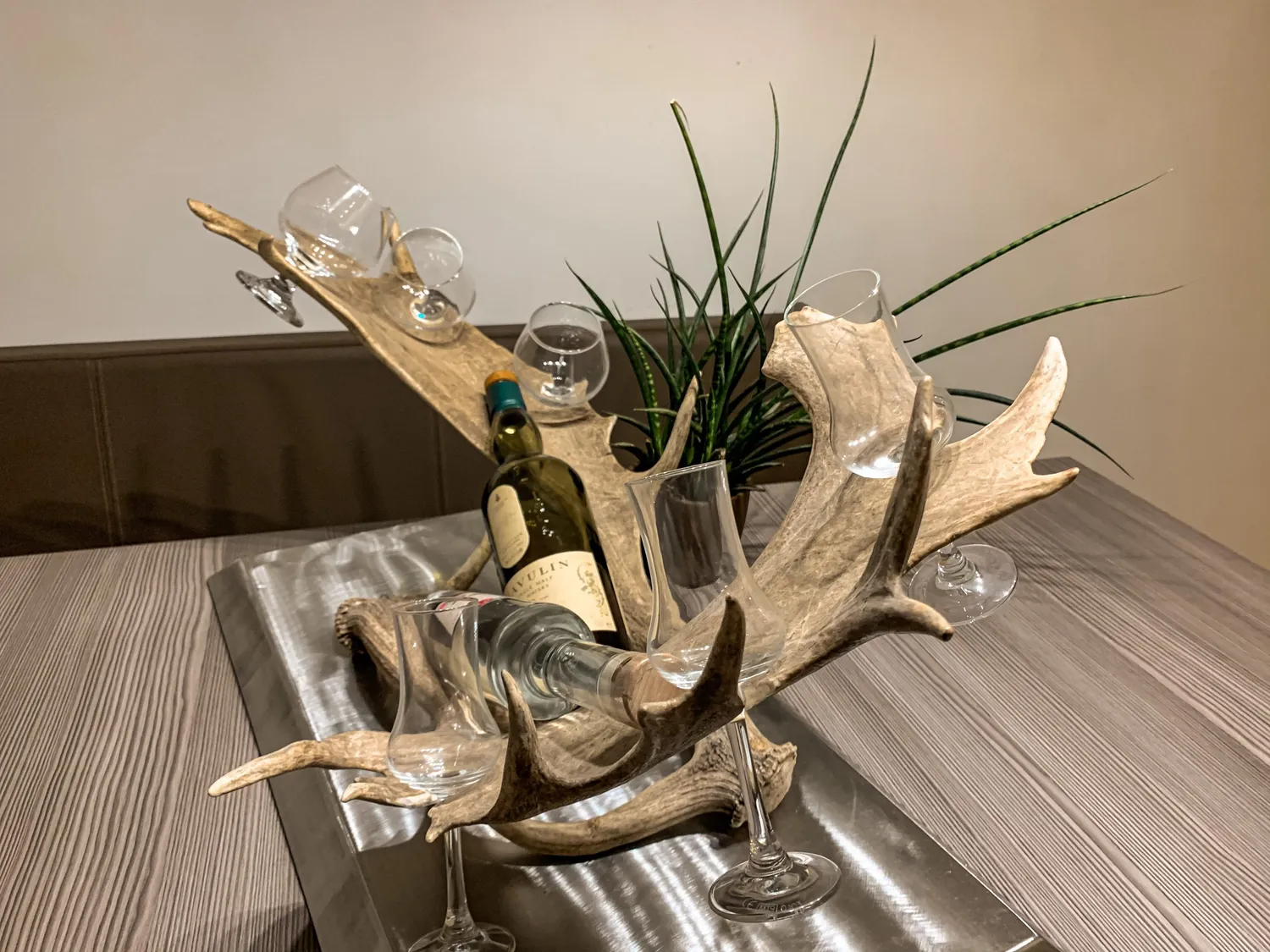 Oh My Deer whiskypræsentation stål flot