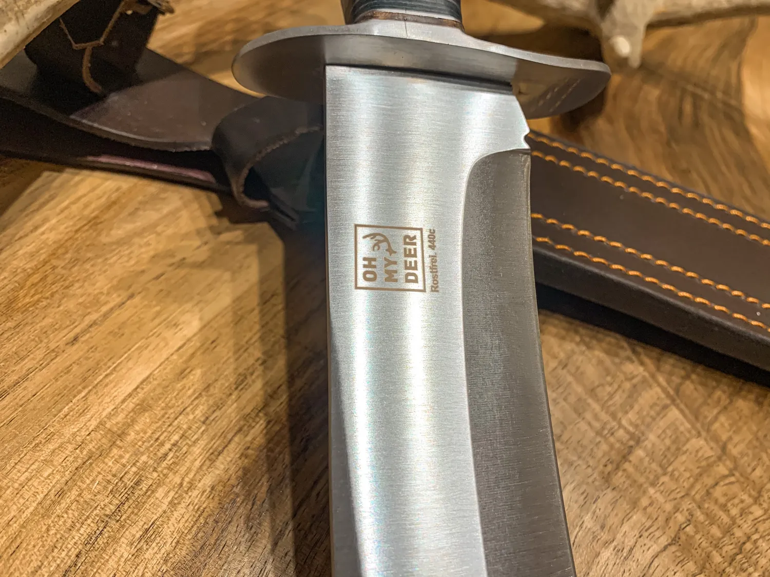 Oh My Deer Saufänger jagtkniv fast blad