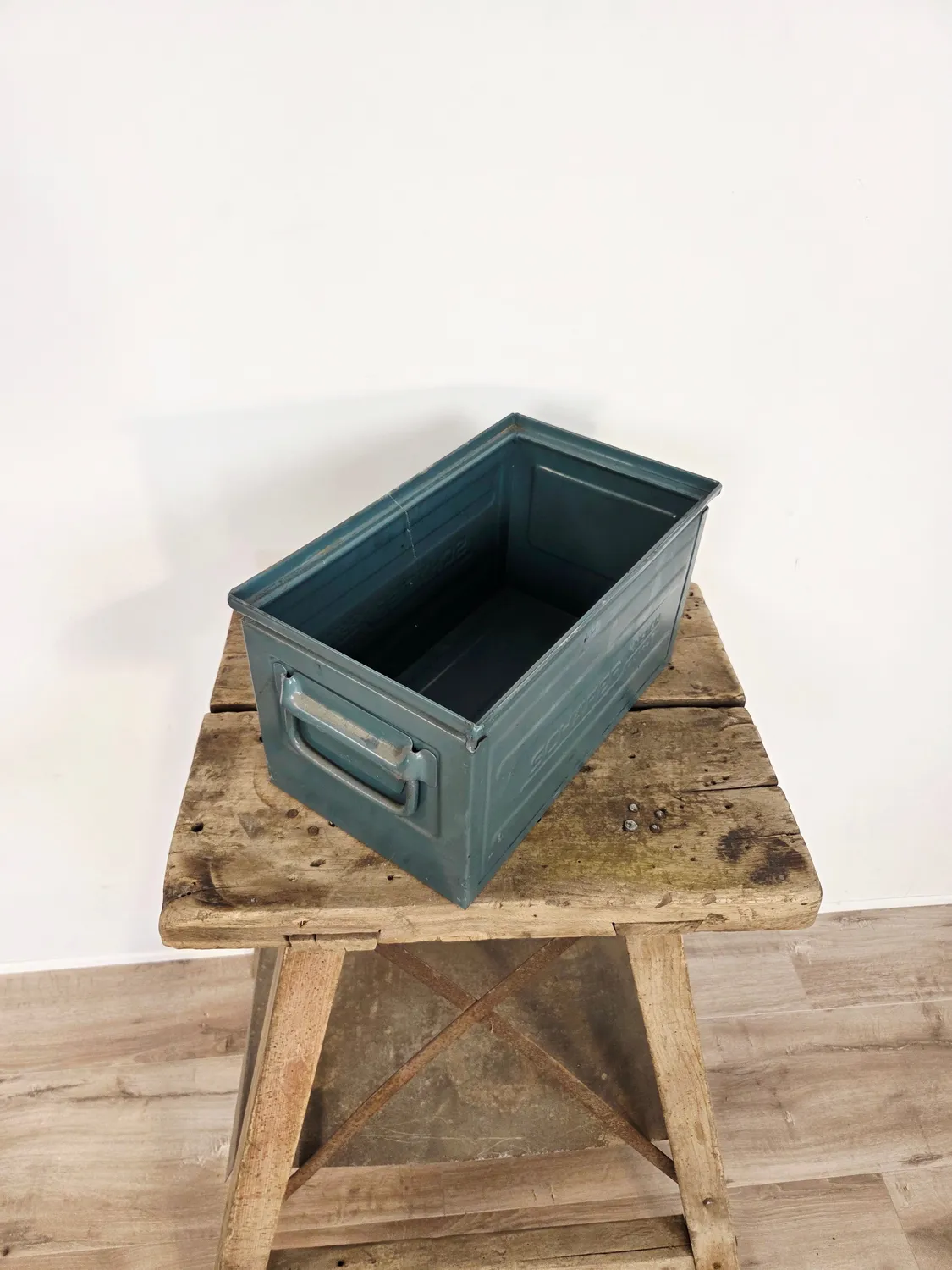 Kabeltromlen Robin Værkstedskasse Metal 36 cm rustik