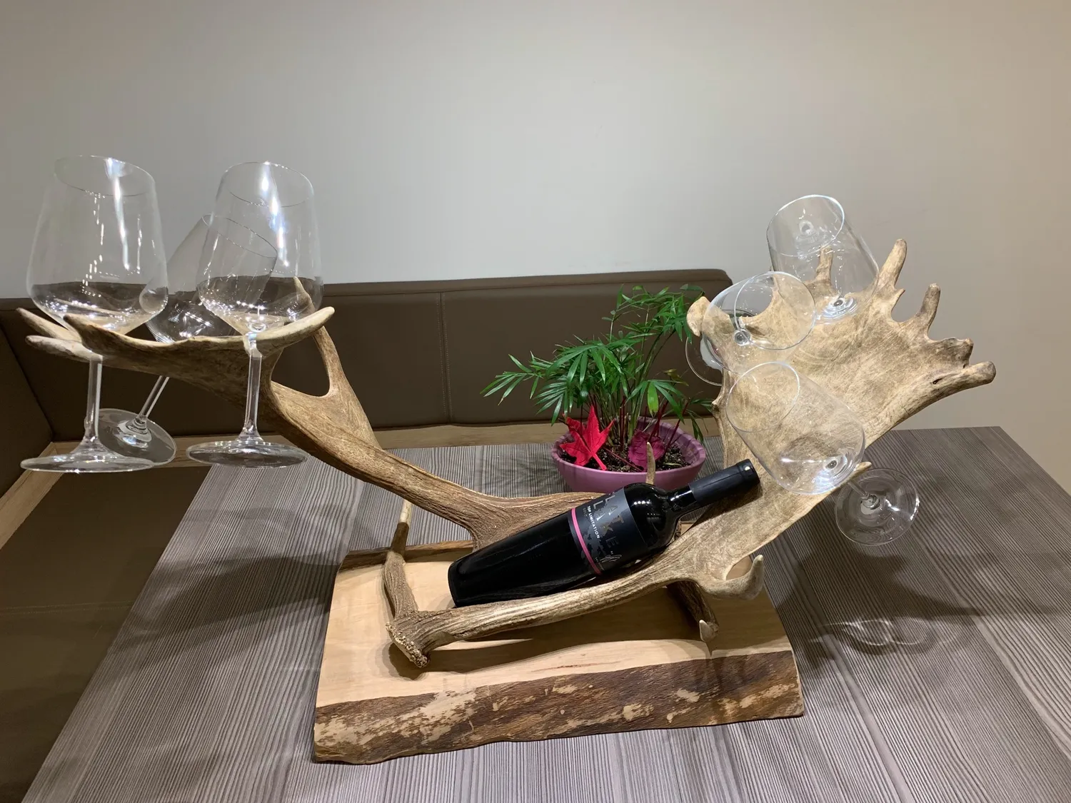 Oh My Deer Weinflaschenhalter vinflaskeholder træ