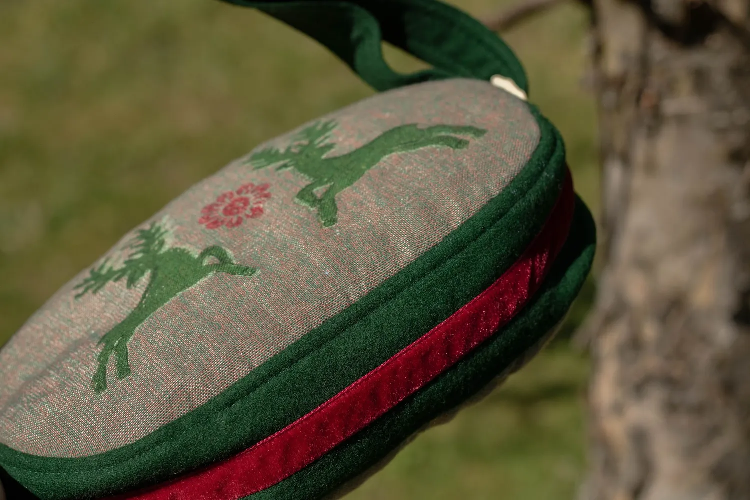 Oh My Deer Loden trachtentasche skuldertaske uld