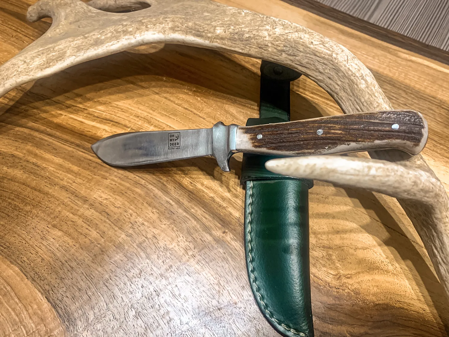 Oh My Deer Horn Nicker jagtkniv i horn