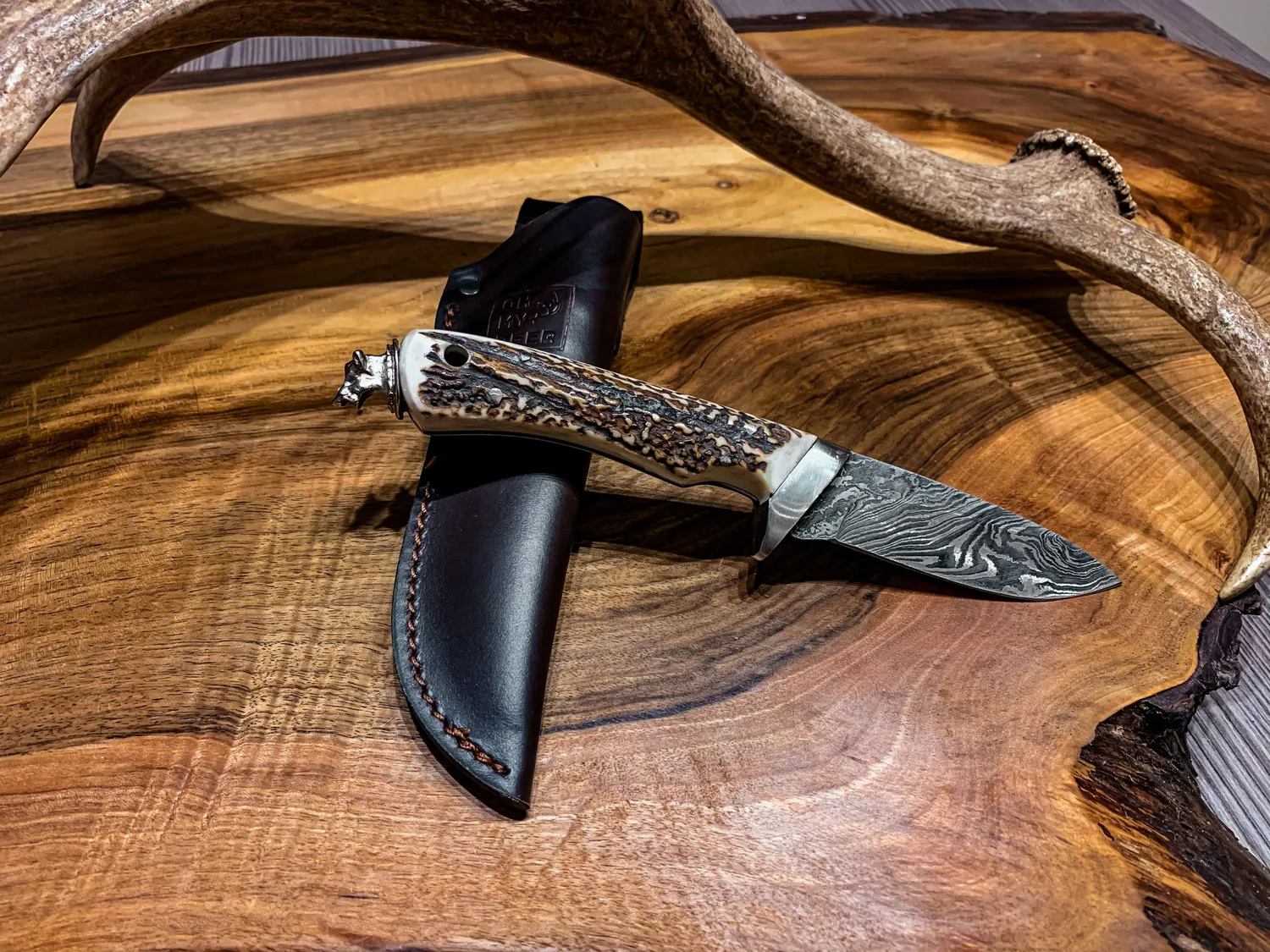 Oh My Deer Jagdmesser Damascus jagtkniv damaskusstål