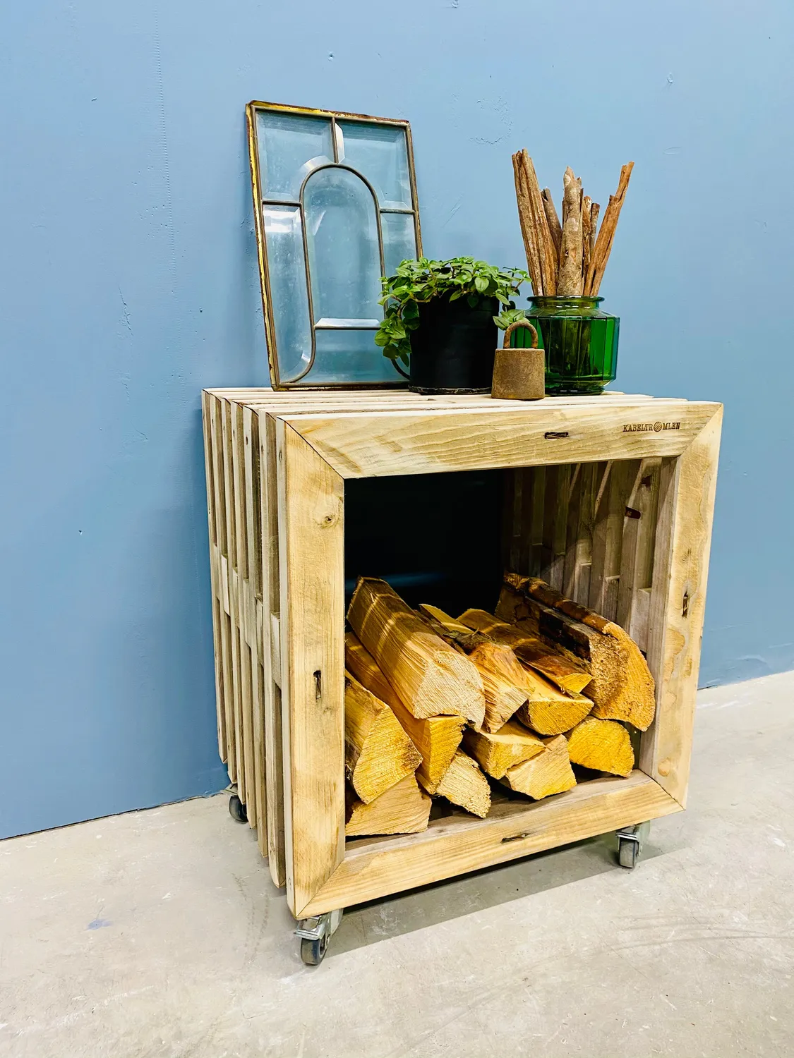 Kabeltromlen Kubereol brugte traller 45 cm med hjul