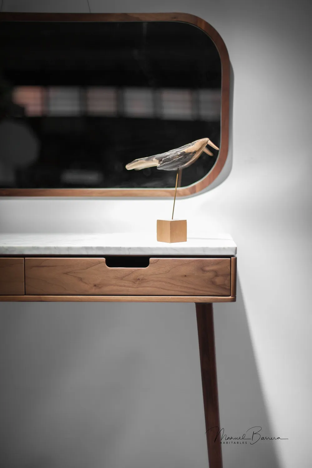 Habitables Mirror 01 vægspejl eg 80x40 cm massiv ramme
