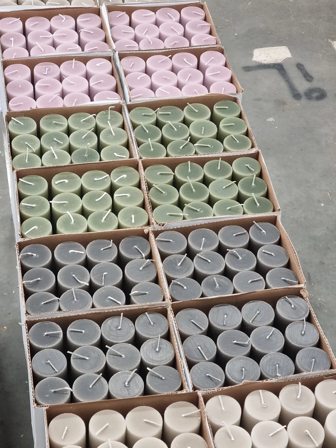 Kabeltromlen Stearinlys 25 cm 1 stk paraffin