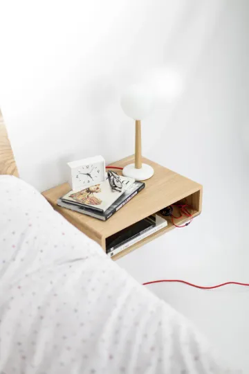 Habitables Floating natbord 1 skuffe eg 46,5 cm væghængt