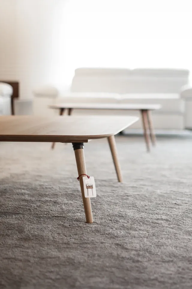 Habitables Midcentury sofabord eg 120x60 koniske ben