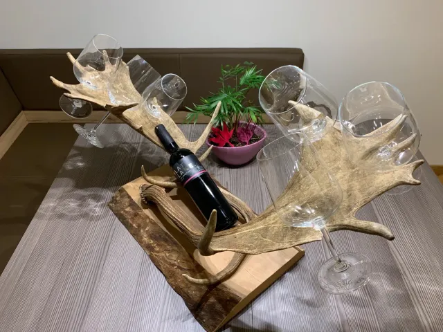 Oh My Deer Weinflaschenhalter vinflaskeholder træ