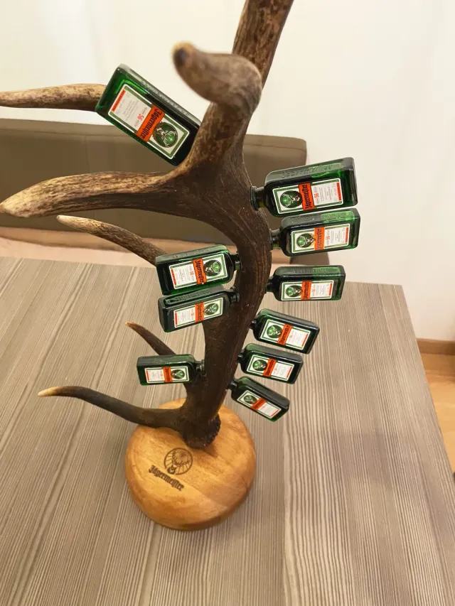 Oh My Deer Shot flaskeholder træ til bar