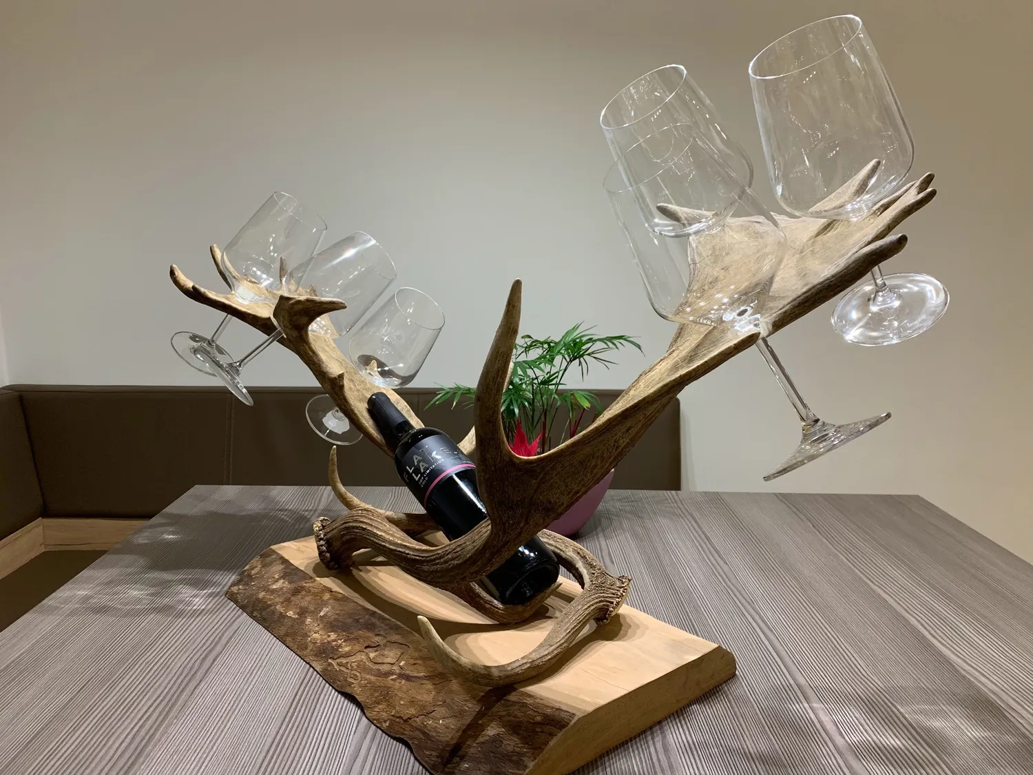 Oh My Deer Weinflaschenhalter vinflaskeholder træ