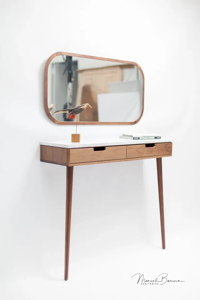 Habitables Mirror 01 vægspejl eg 80x40 cm massiv ramme