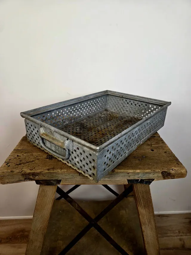 Kabeltromlen Søren værkstedskasse lav metal 47 cm
