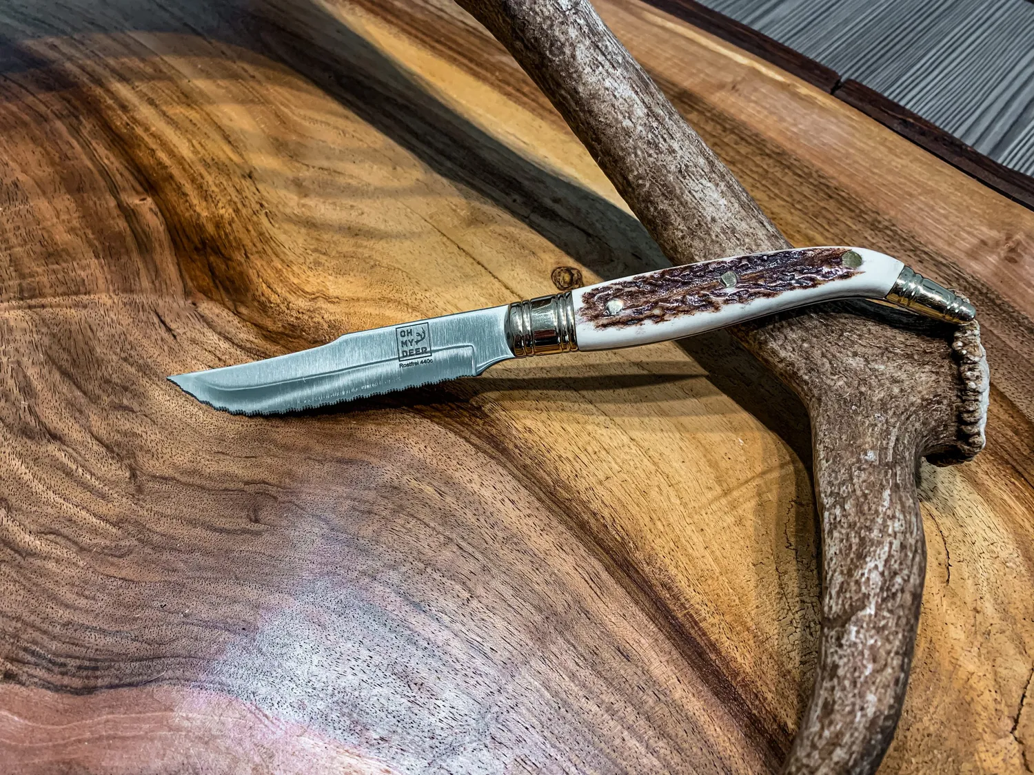 Oh My Deer Geweih Steakmesser steakkniv gevir