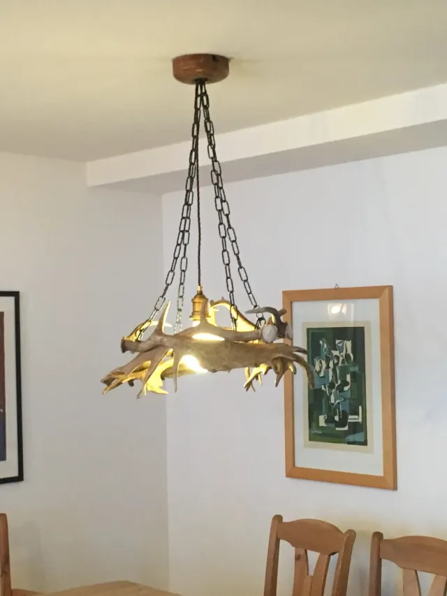 Oh My Deer lampe dåhjort gevir bordlampe