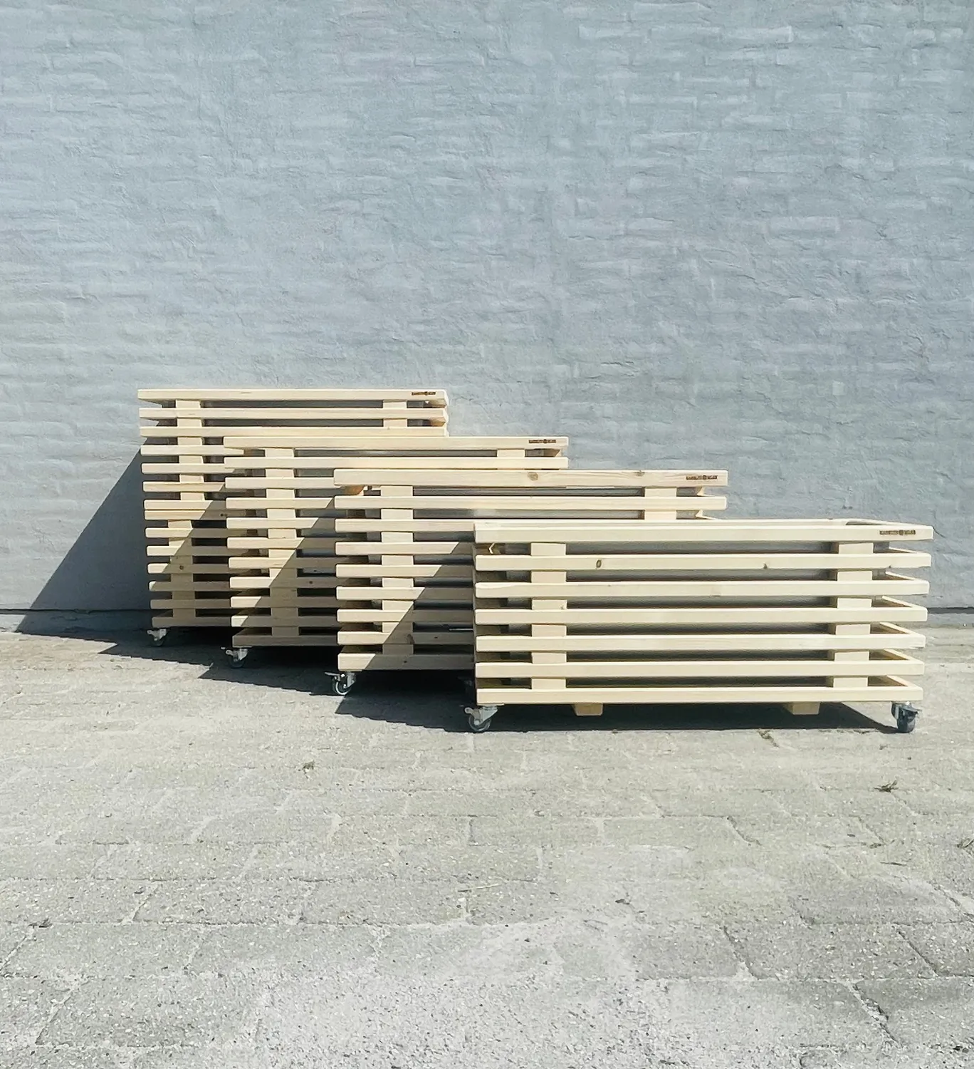Kabeltromlen Plantekasse nye traller 43 cm 95 cm med hjul
