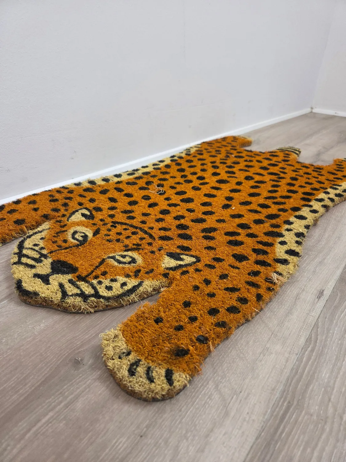 Kabeltromlen Dørmåtte Leopard 38x75 cm dørmåtte