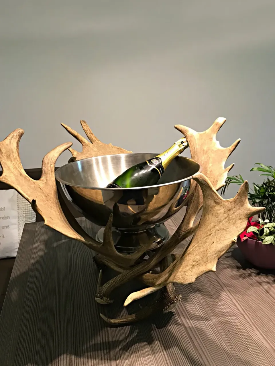 Oh My Deer Sektkühler champagnekøler gevir natur