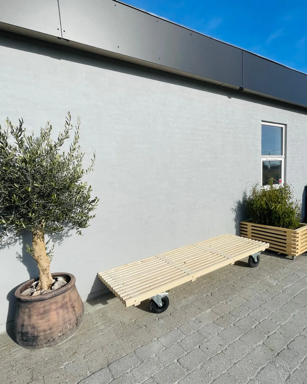 Kabeltromlen Daybed på Hjul Nye Traller 160 cm Gran