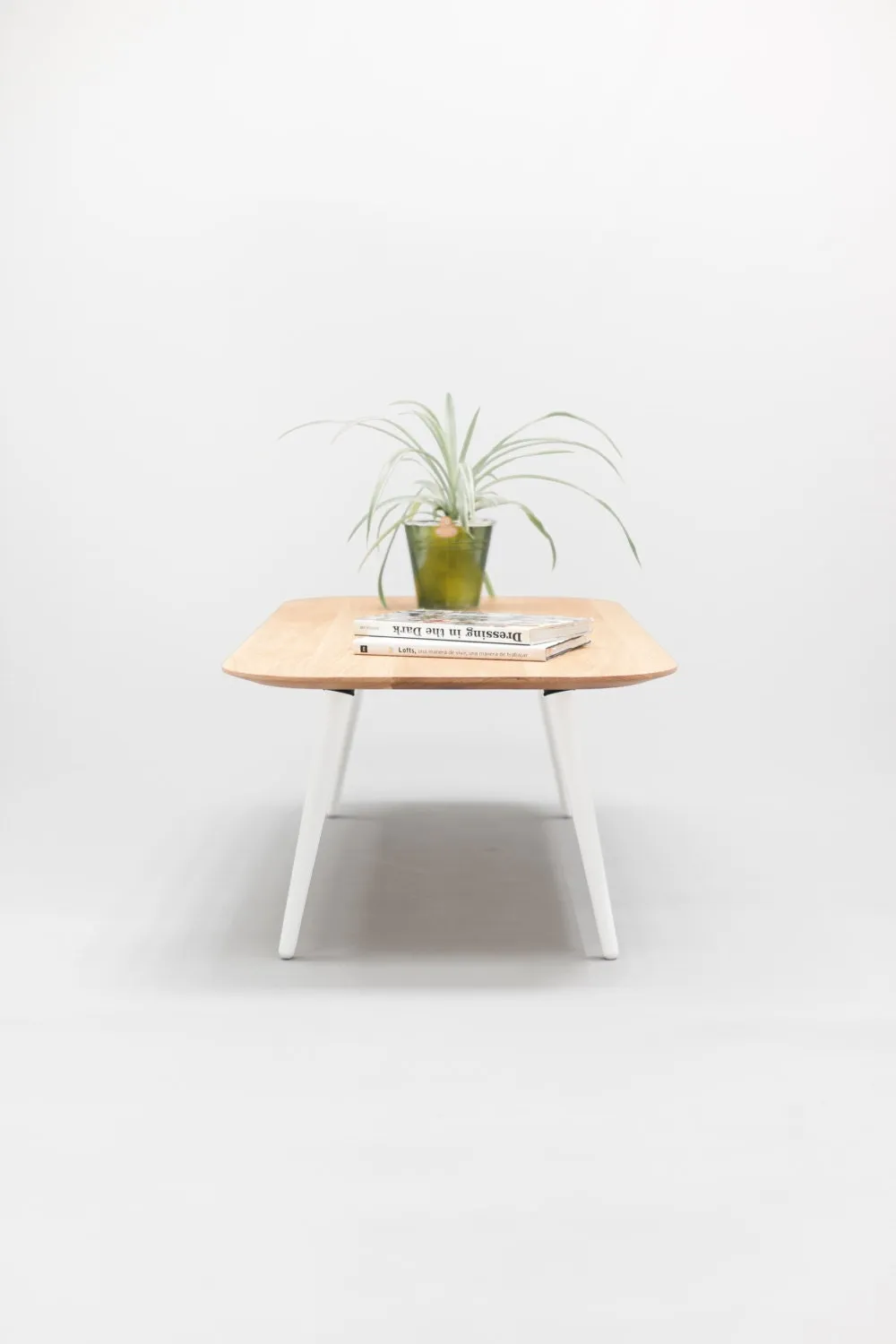 Habitables Midcentury sofabord eg 120x60 koniske ben