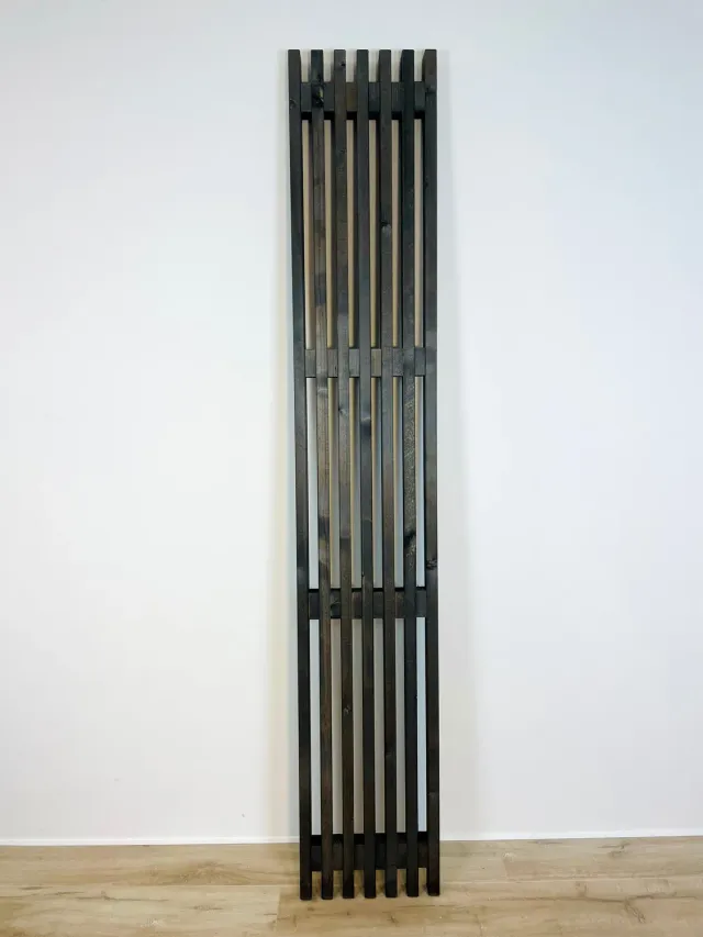 Kabeltromlen Rå Tralle Sort 220 cm sortbejdset