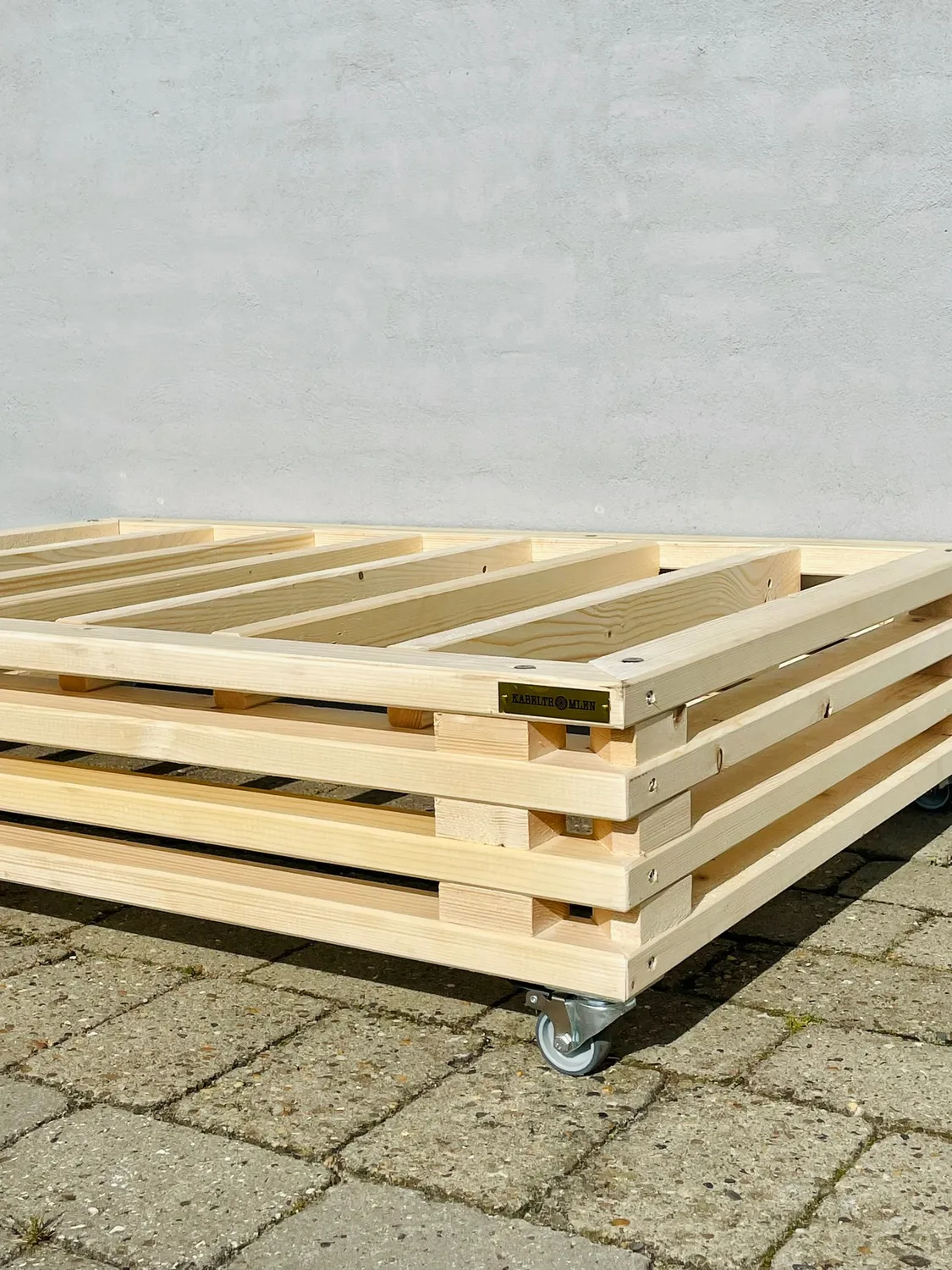 Kabeltromlen Pallesofa Traller Loungesofa 120x80 ubehandlet