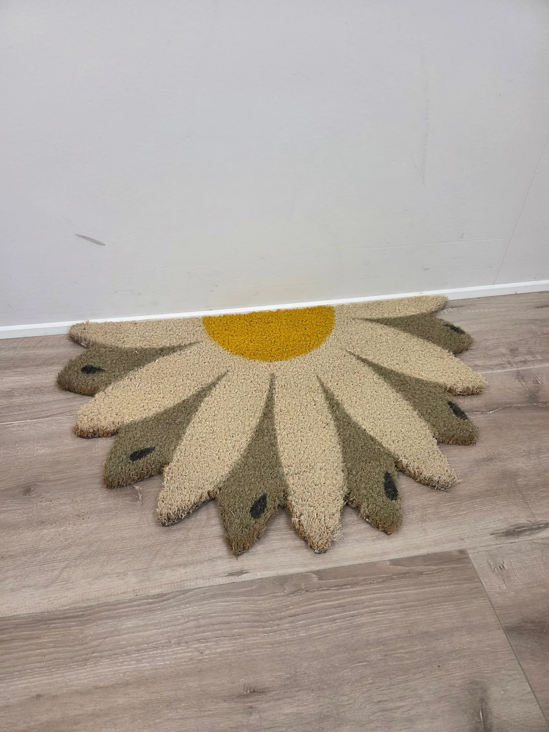 Kabeltromlen Dørmåtte blomst 40x60 cm vaskbar
