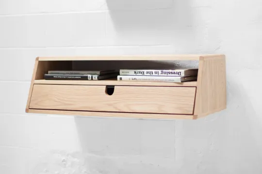 Habitables Console 03 konsolbord eg væghængt massivt træ