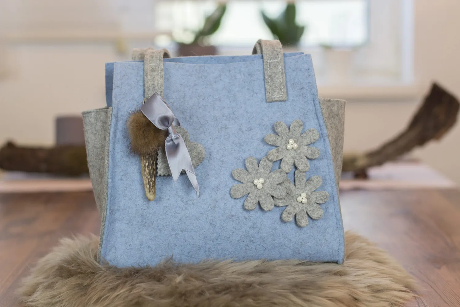Oh My Deer Trachtentasche Kelly Bag lædertaske brun
